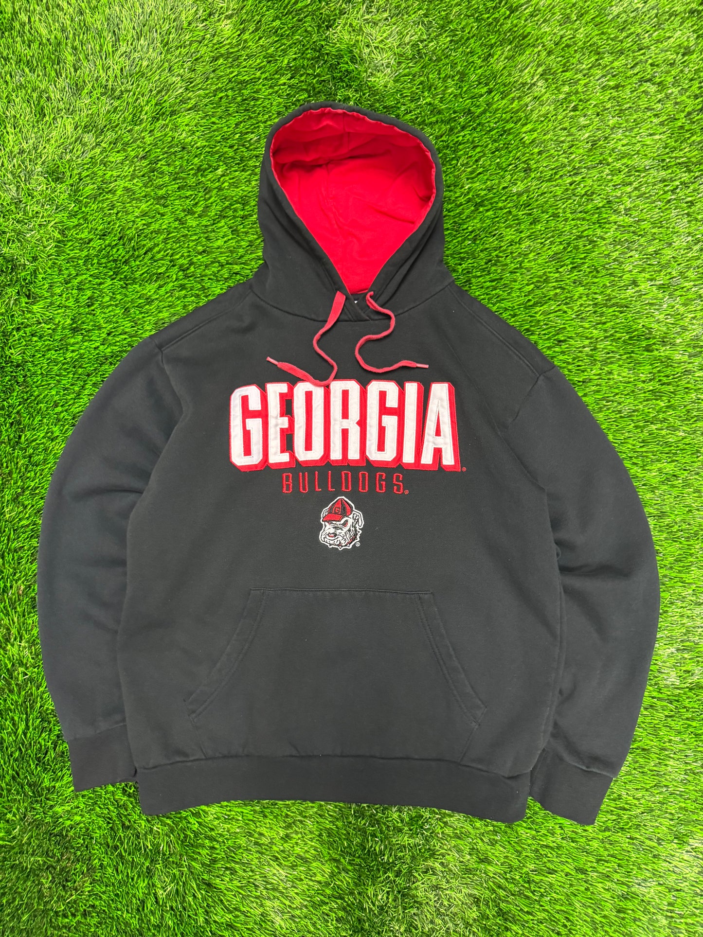 00s Georgia Bulldogs Embroidered Vintage Hoodie (M)