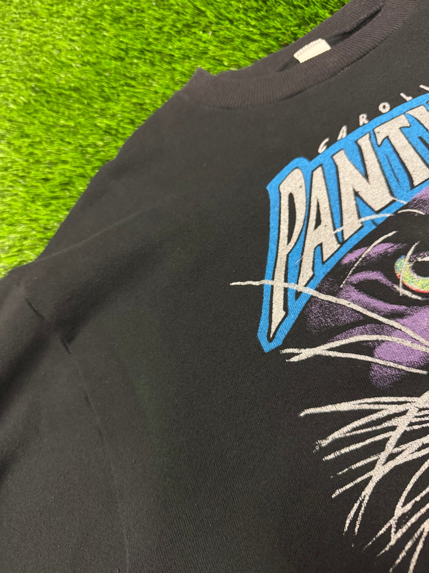 90s Carolina Panthers Angry Panther Crewneck (L)
