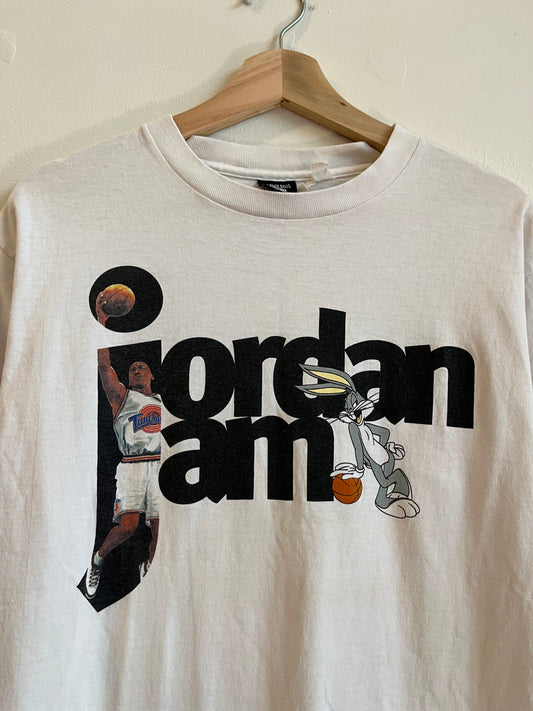 1996 Space Jam "Jordan Jam" Warner Bros Looney Tunes Tee (L)