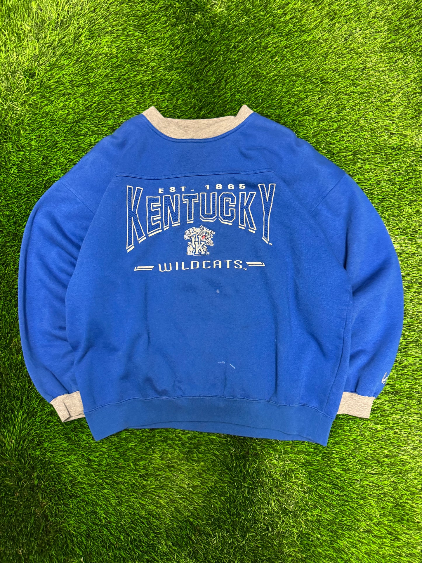00s University of Kentucky Wildcats Lee Embroidered Vintage Crewneck (L)