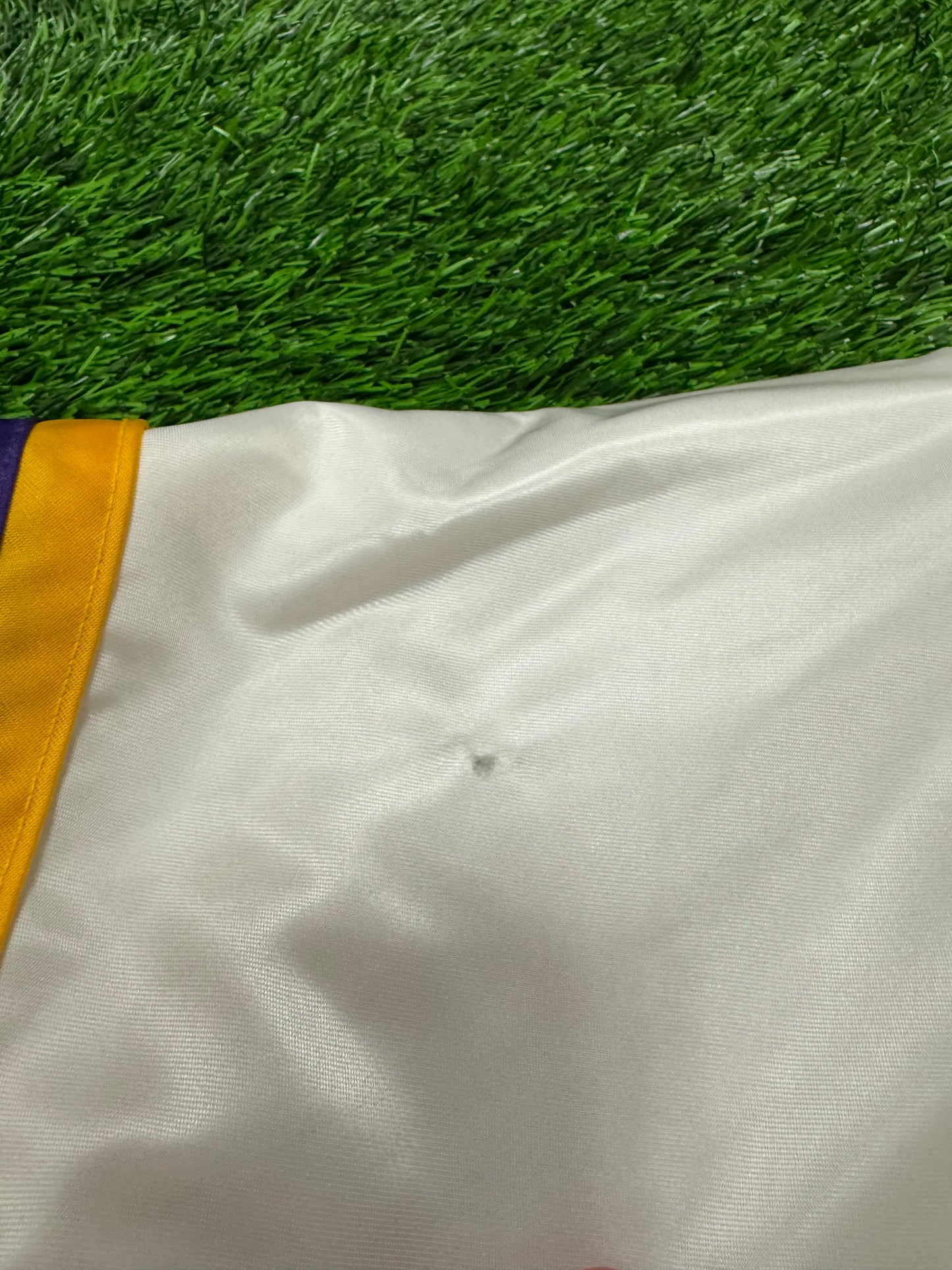 80s Los Angeles Lakers White Starter Satin Jacket (L)