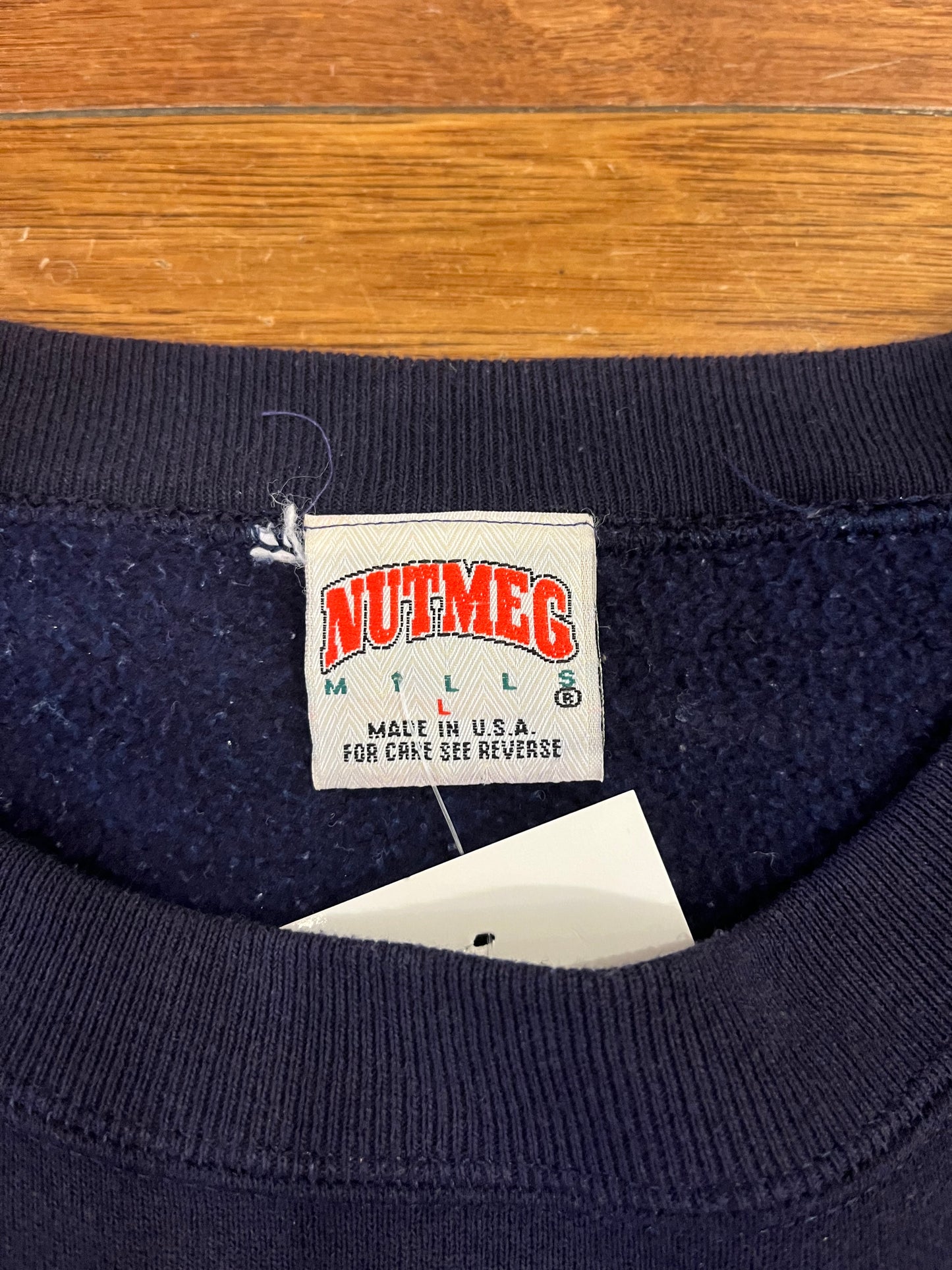 1991 Atlanta Braves World Series Vintage Nutmeg MLB Crewneck (L)