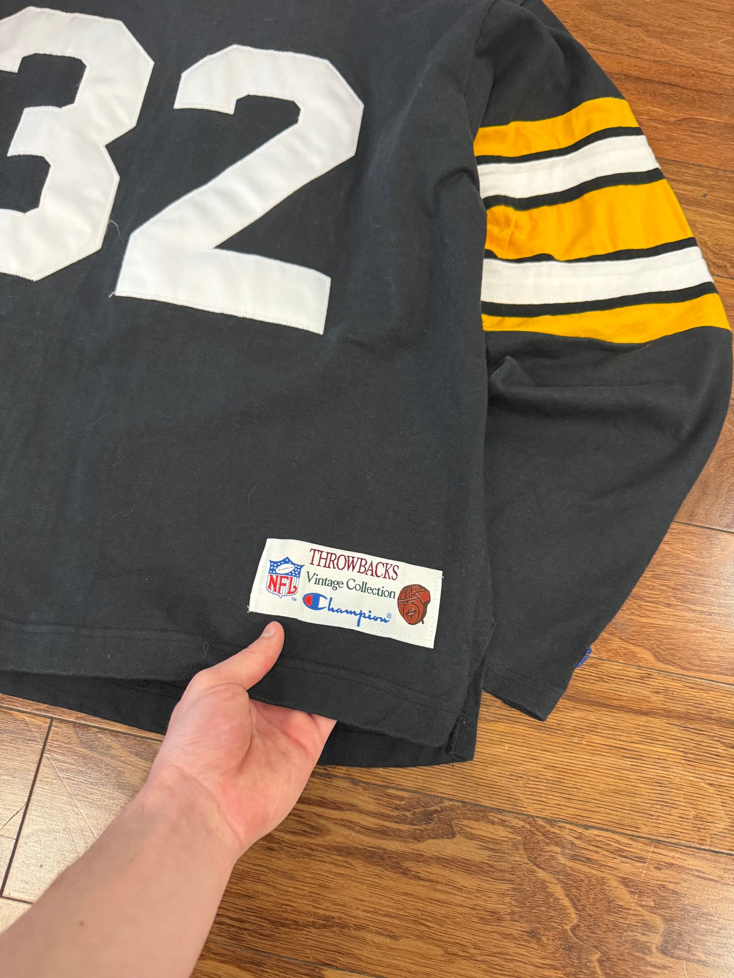 90s Pittsburgh Steelers Harris Throwback Long-Sleeve (L)