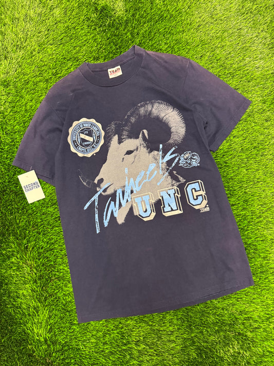 90s UNC Chapel Hill Tar Heels Team Edition Vintage College University Tee (L)