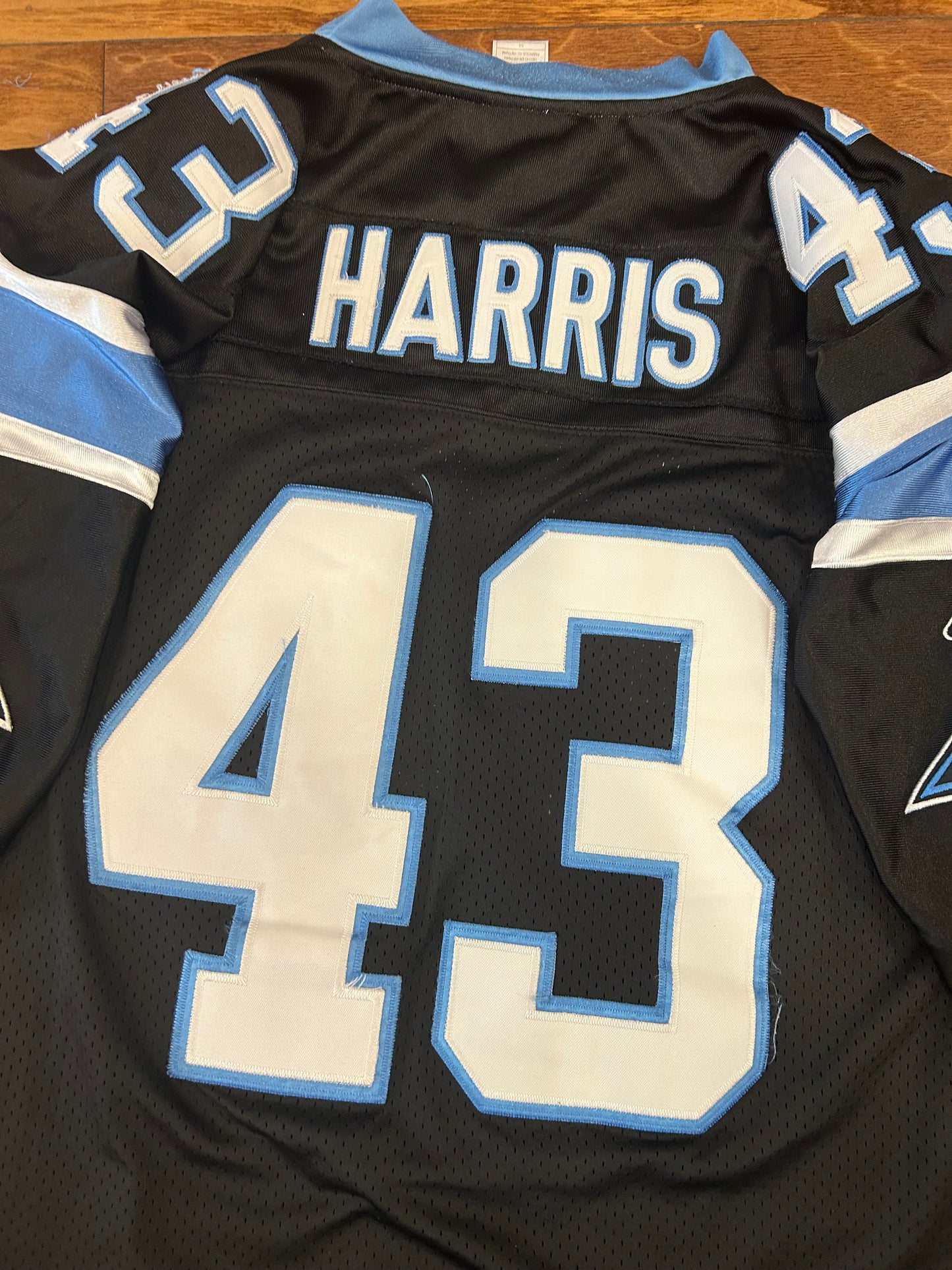 2010s Carolina Panthers Chris Harris Stitched Reebok Football Jersey (XL)