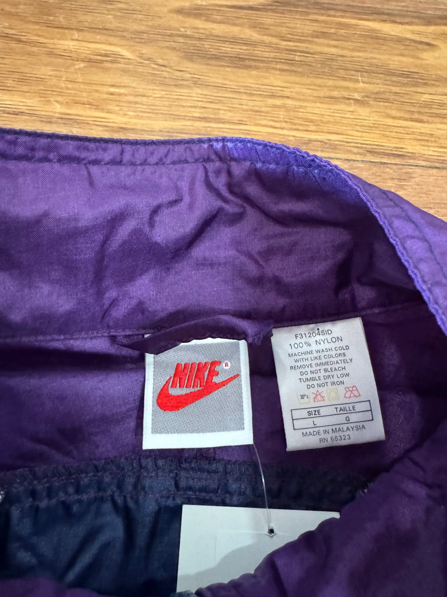 90s Nike Purple/Navy Deadstock Vintage Windbreaker (L)