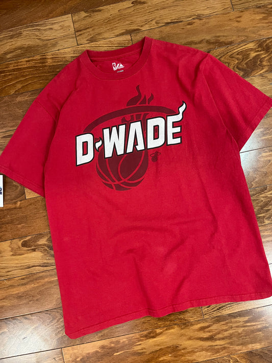 00s Miami Heat Dwayne Wade "D-Wade" Vintage NBA Tee (L)