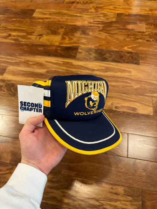 80s Michigan Wolverines Trucker Hat (OS)