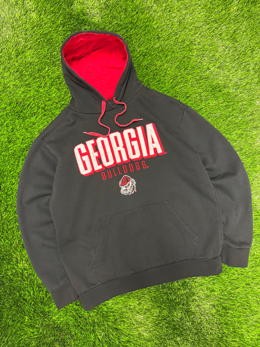 00s Georgia Bulldogs Embroidered Vintage Hoodie (M)