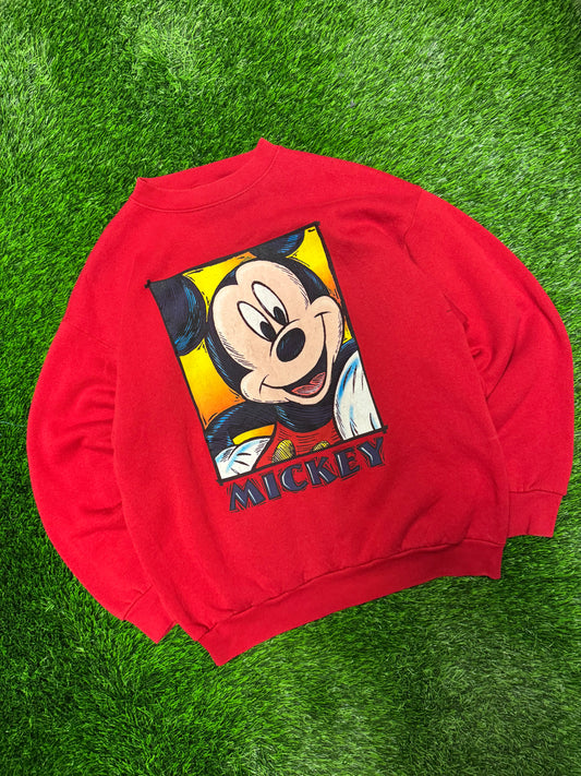 90s Mickey Mouse Vintage Disney Graphic Crewneck (L)
