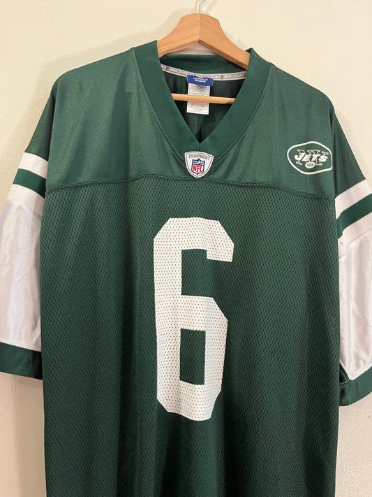 2010s New York Jets Mark Sanchez Reebok NFL Jersey (XL)