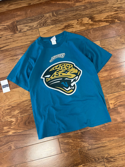 2002 Jacksonville Jaguars NFL Logo Tee (L)