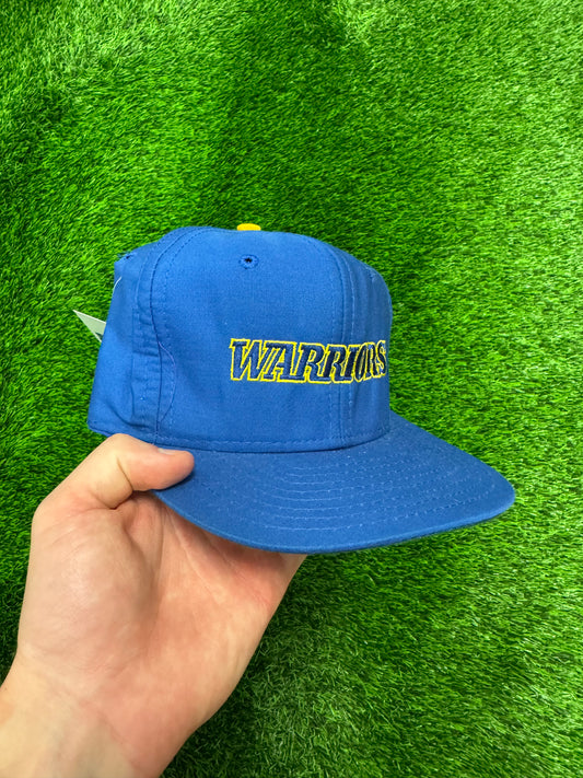 90s Golden State Warriors Spell Out Vintage NBA Snapback Hat (OS)