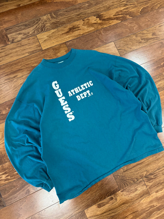 1993 Guess Athletic Dept Long Sleeve Tee (XXL)