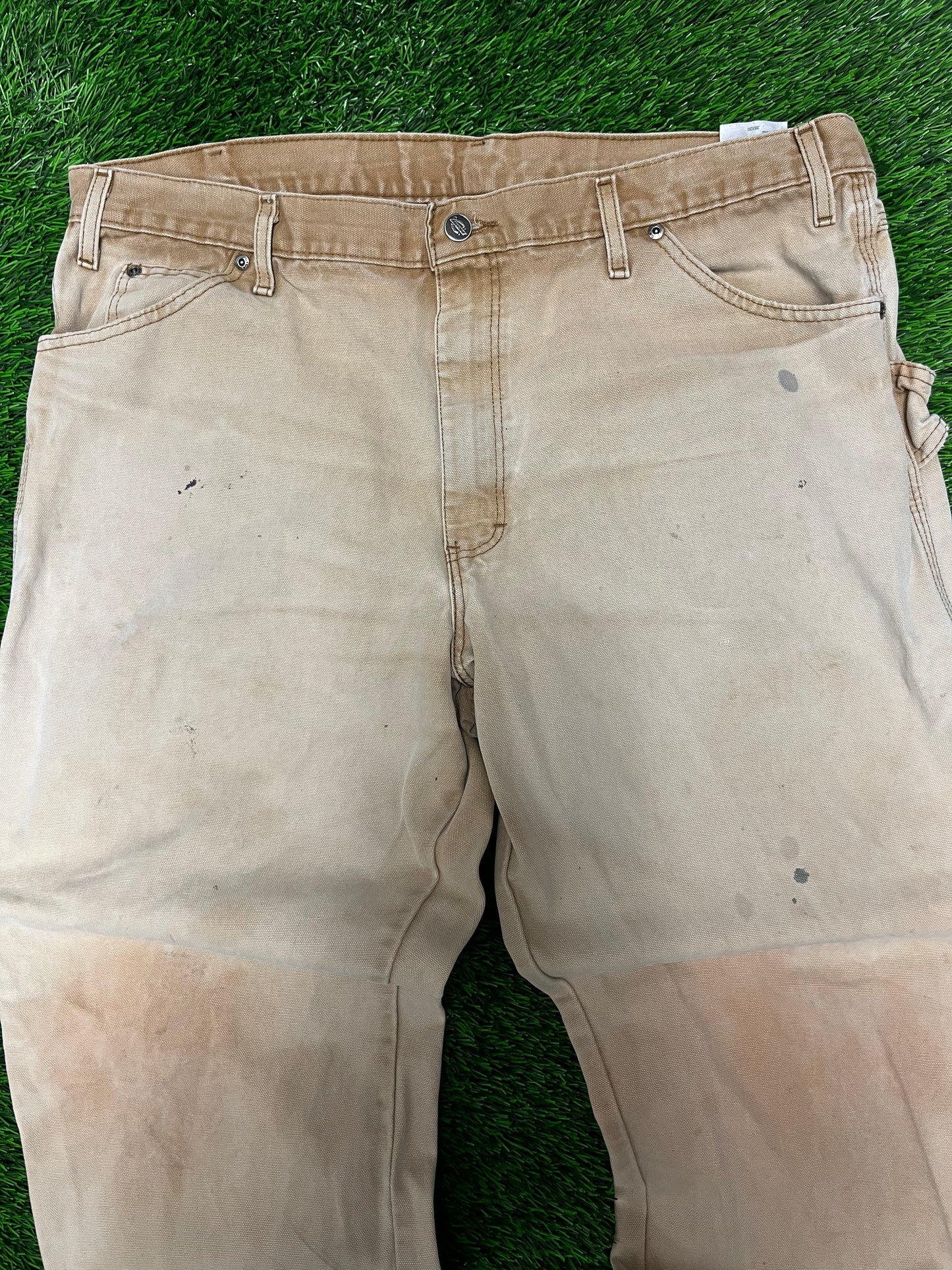 Dickies Black Tab Faded Tan Carpenter Pants (38 x 30)