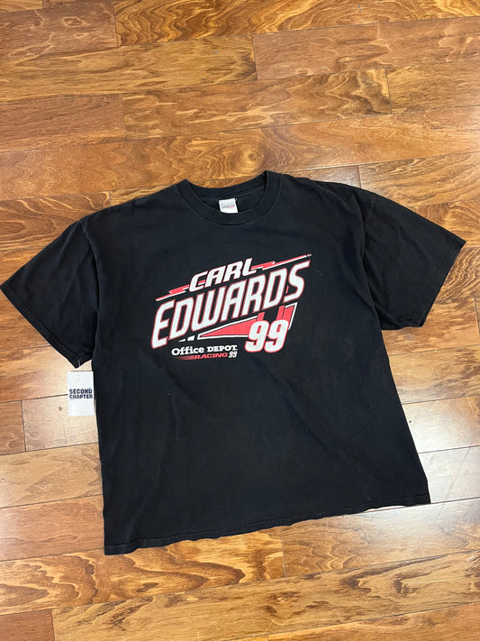 00s Carl Edwards Office Depot Nascar Graphic Tee (XXL)