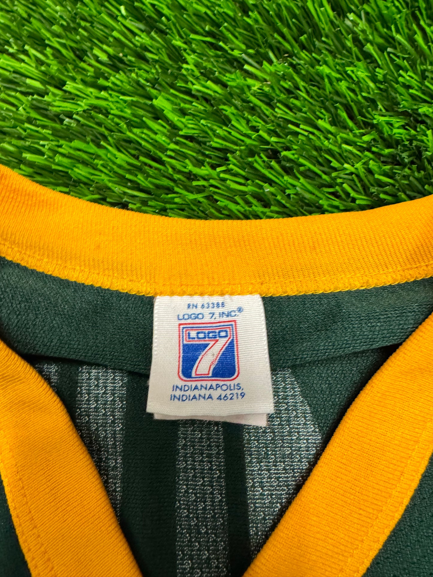 90s Green Bay Packers Mark Chmura Logo 7 #89 Vintage NFL Jersey (XL)