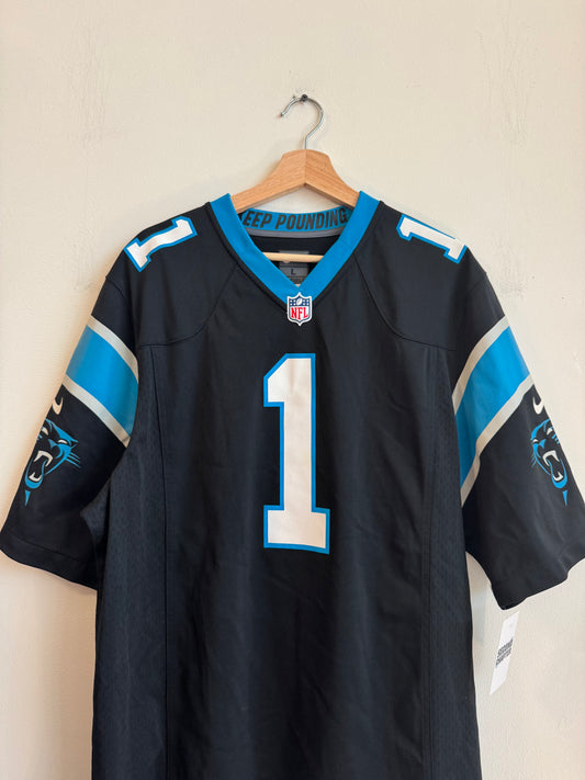 2012 Carolina Panthers Cam Newton Nike Home Jersey (L)