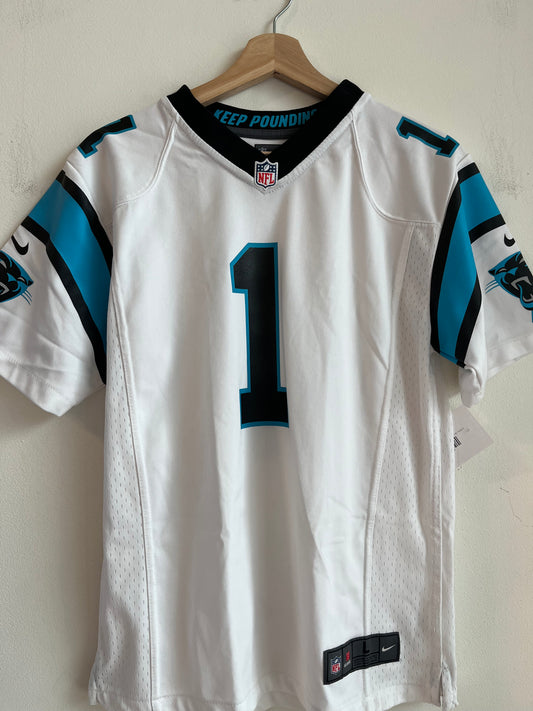 2012 Carolina Panthers Cam Newton Nike Away Jersey (Youth L)