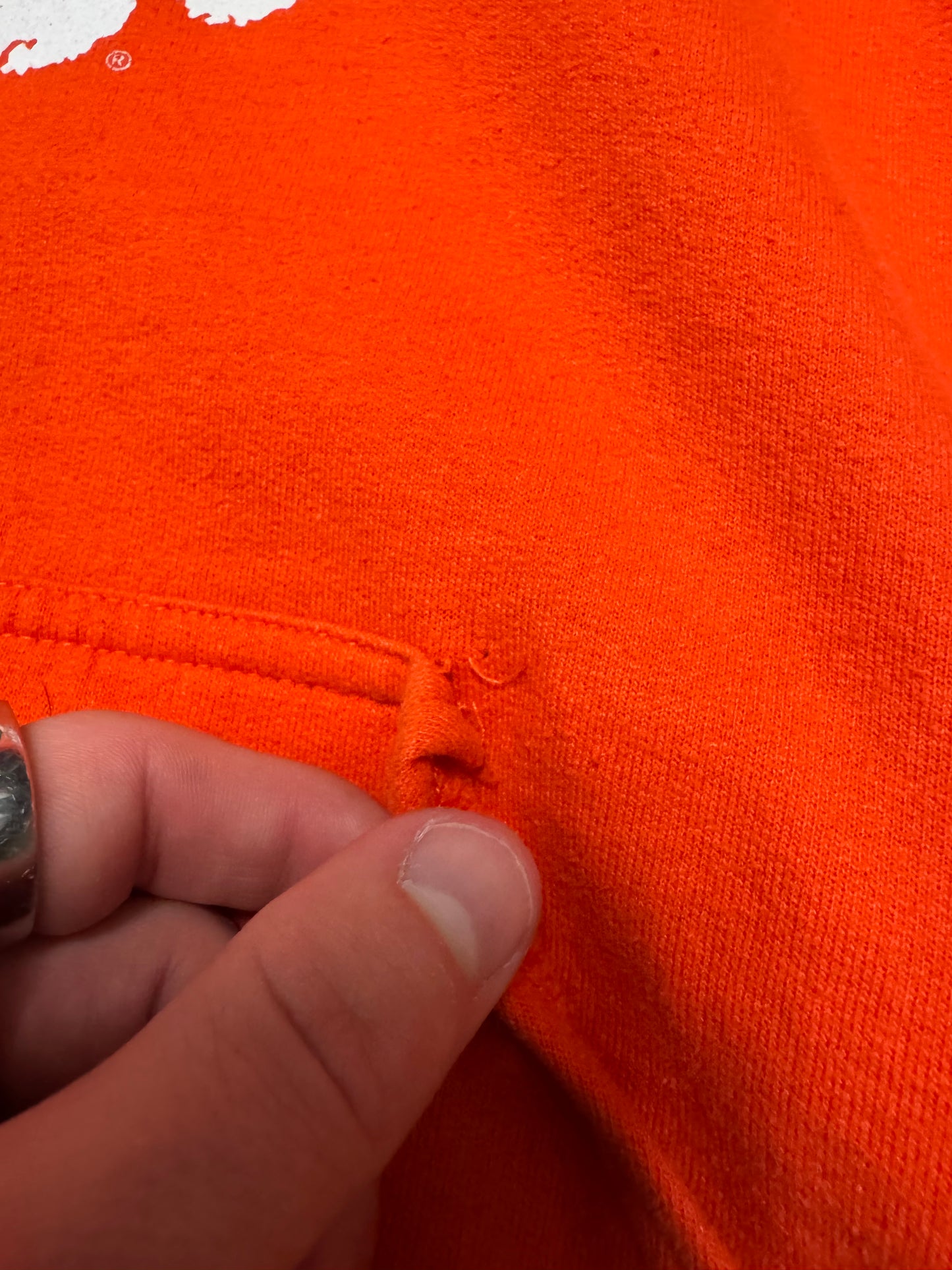 00s Clemson University Spell Out Vintage Hoodie (M)
