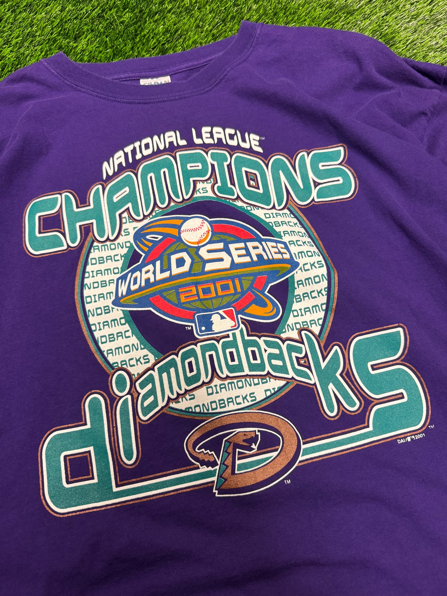 2001 Arizona Diamondbacks Vintage MLB World Series Tee (XXL)
