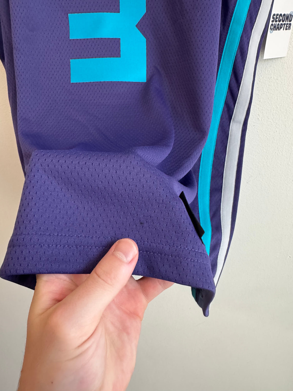 2017 Charlotte Hornets Jeremy Lamb Jordan Swingman Purple Jersey (L)