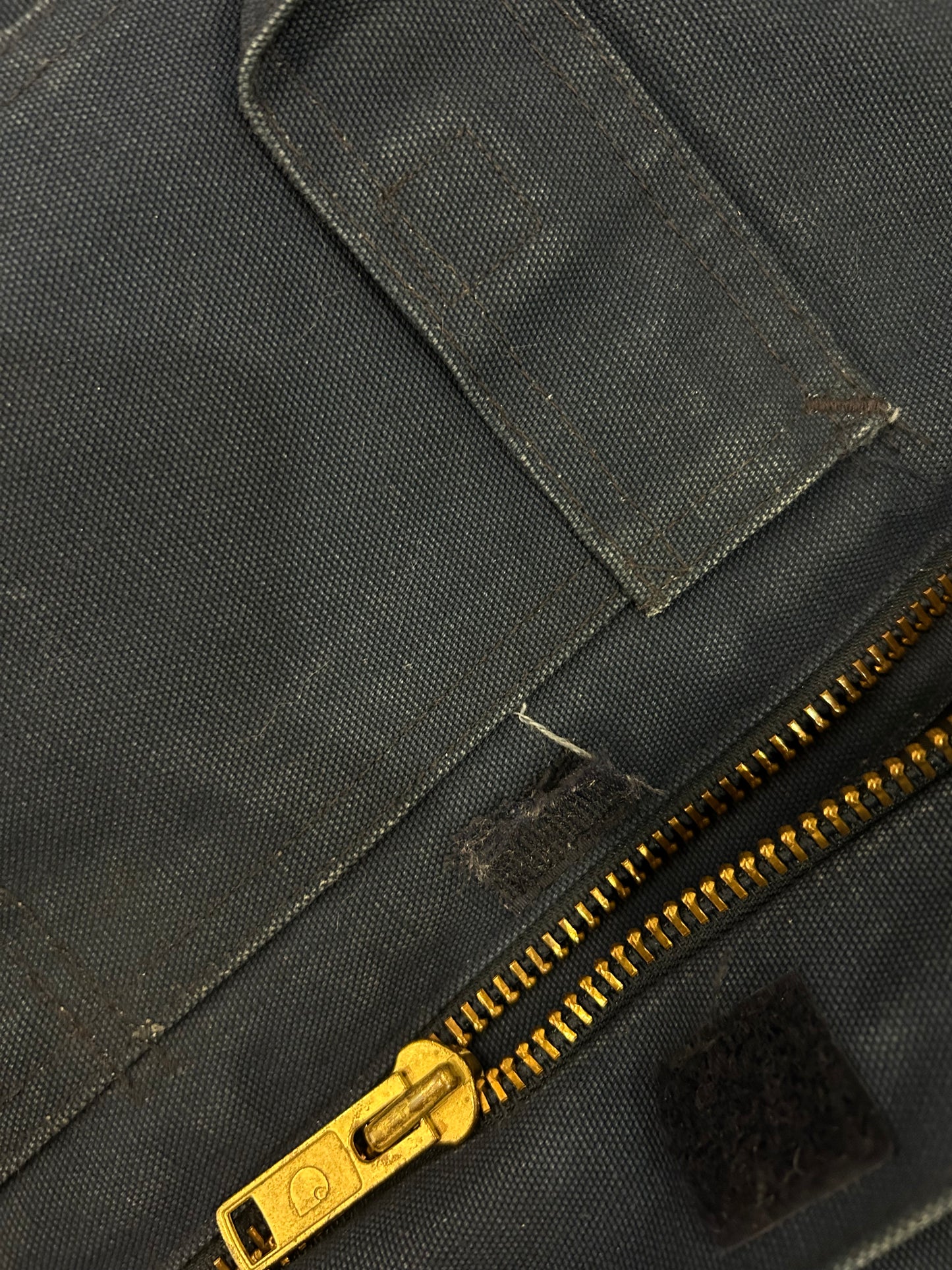 2001 Carhartt Faded Navy Adelphia Chore Jacket (XL)