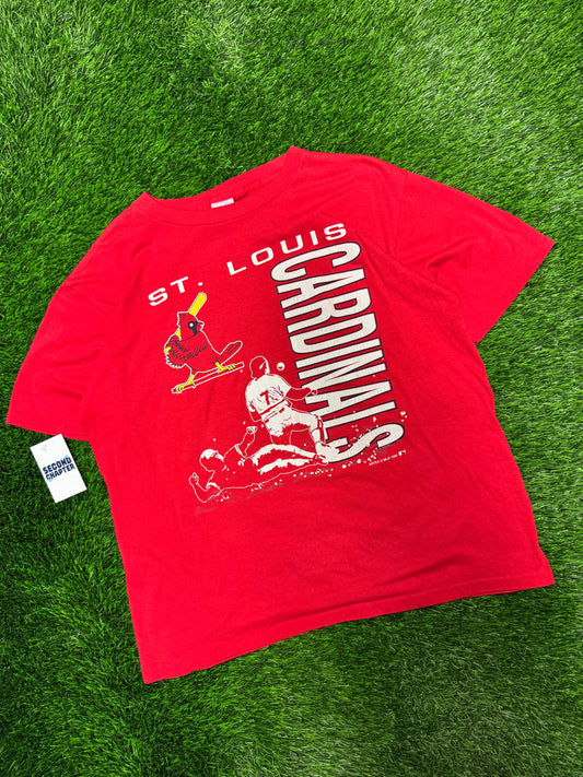 1990 St Louis Cardinals Sliding Graphic Tee (L)