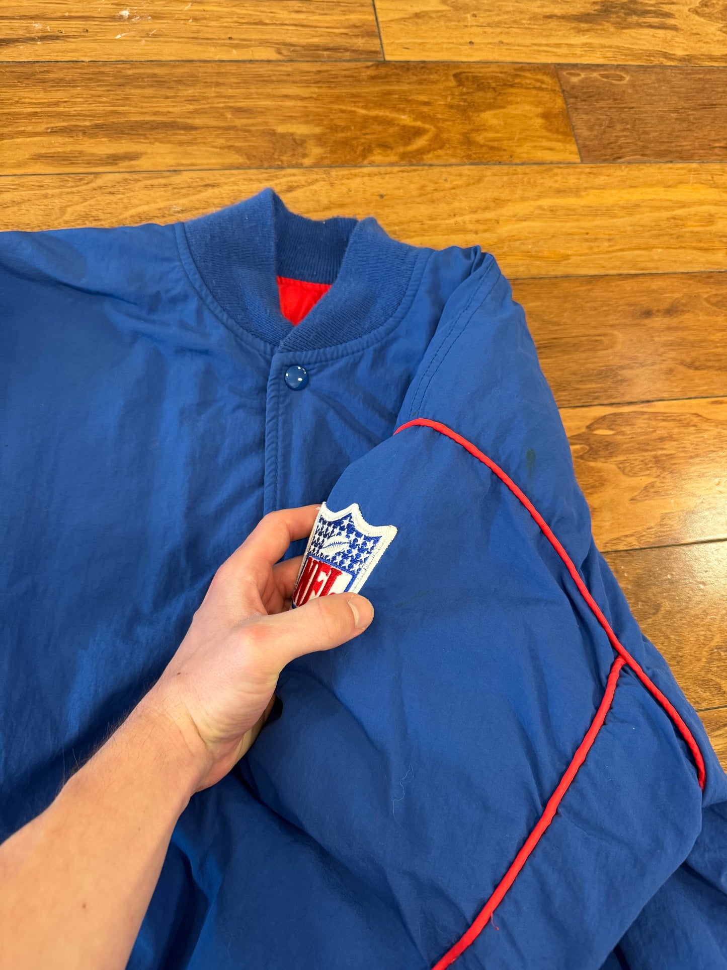 90s New York Giants Starter Patched Jacket (M)