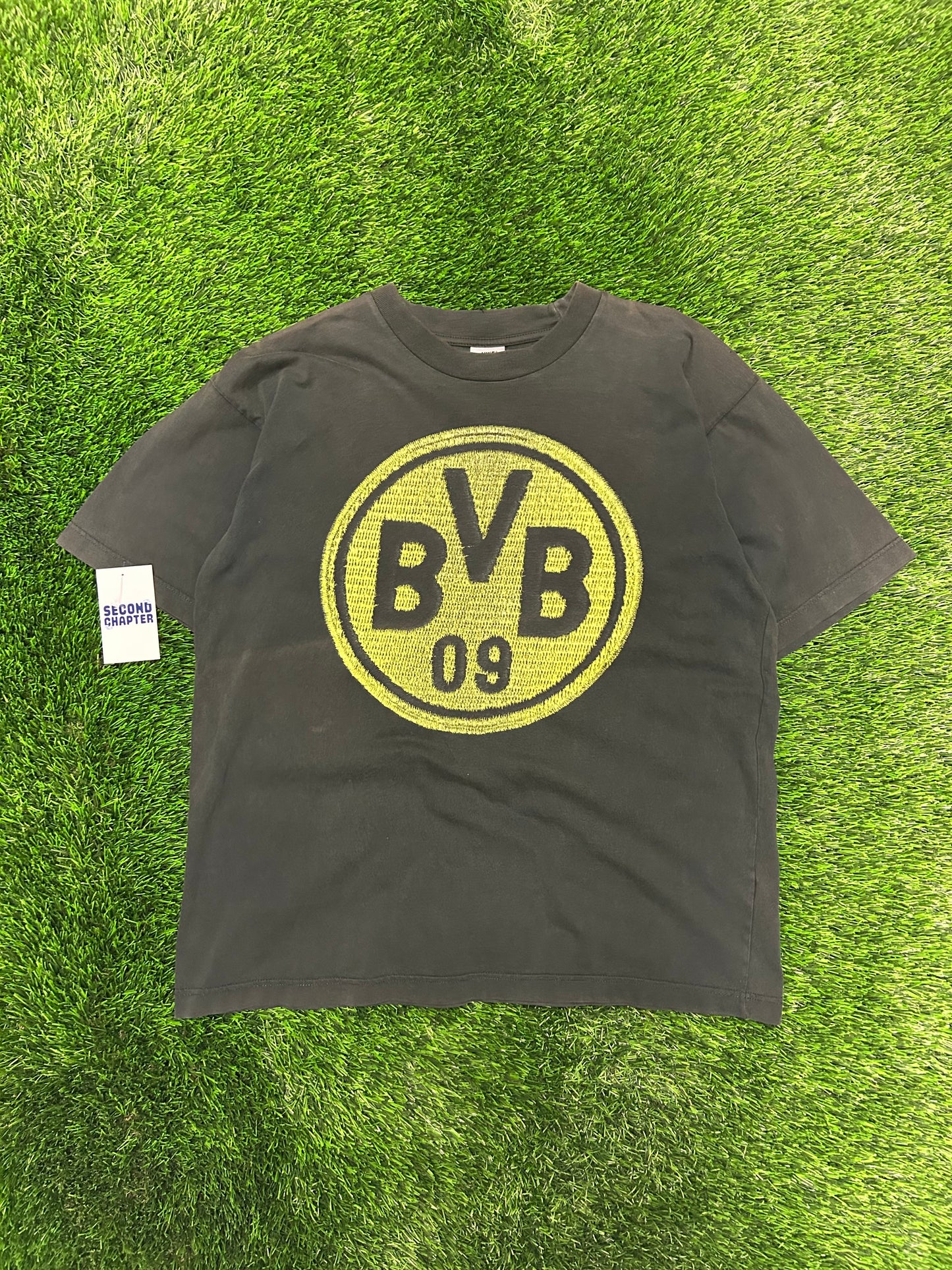 90s Vintage Nike Borussia Dortmund BVB Soccer Oversized Tee (M)