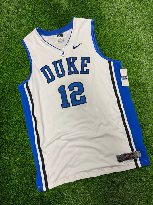 2010s Duke University Nike Elite NCAA #12 Basketball Jersey (XL)