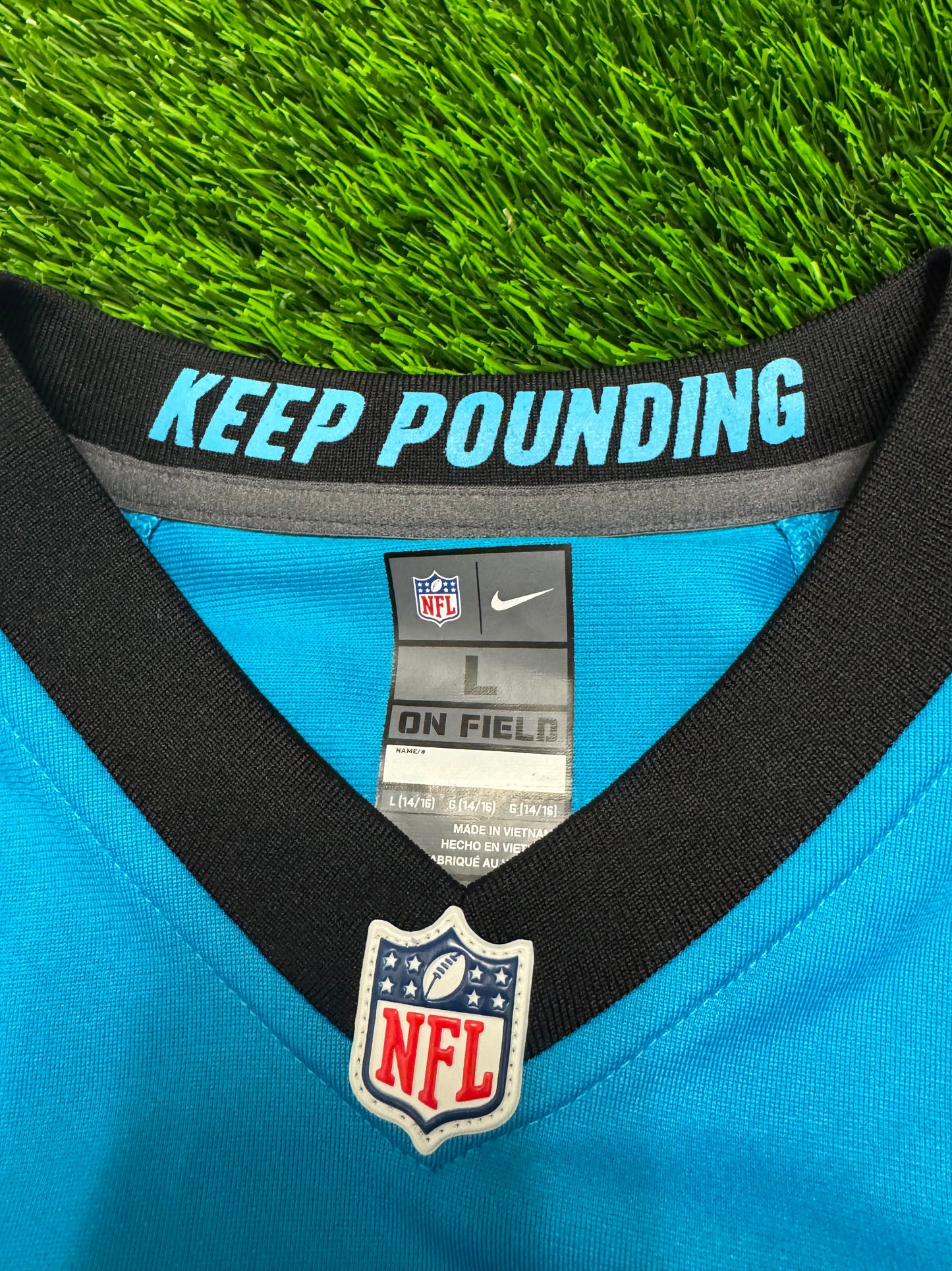 Carolina Panthers Cam Newton #1 Nike NFL Jersey (Youth L)