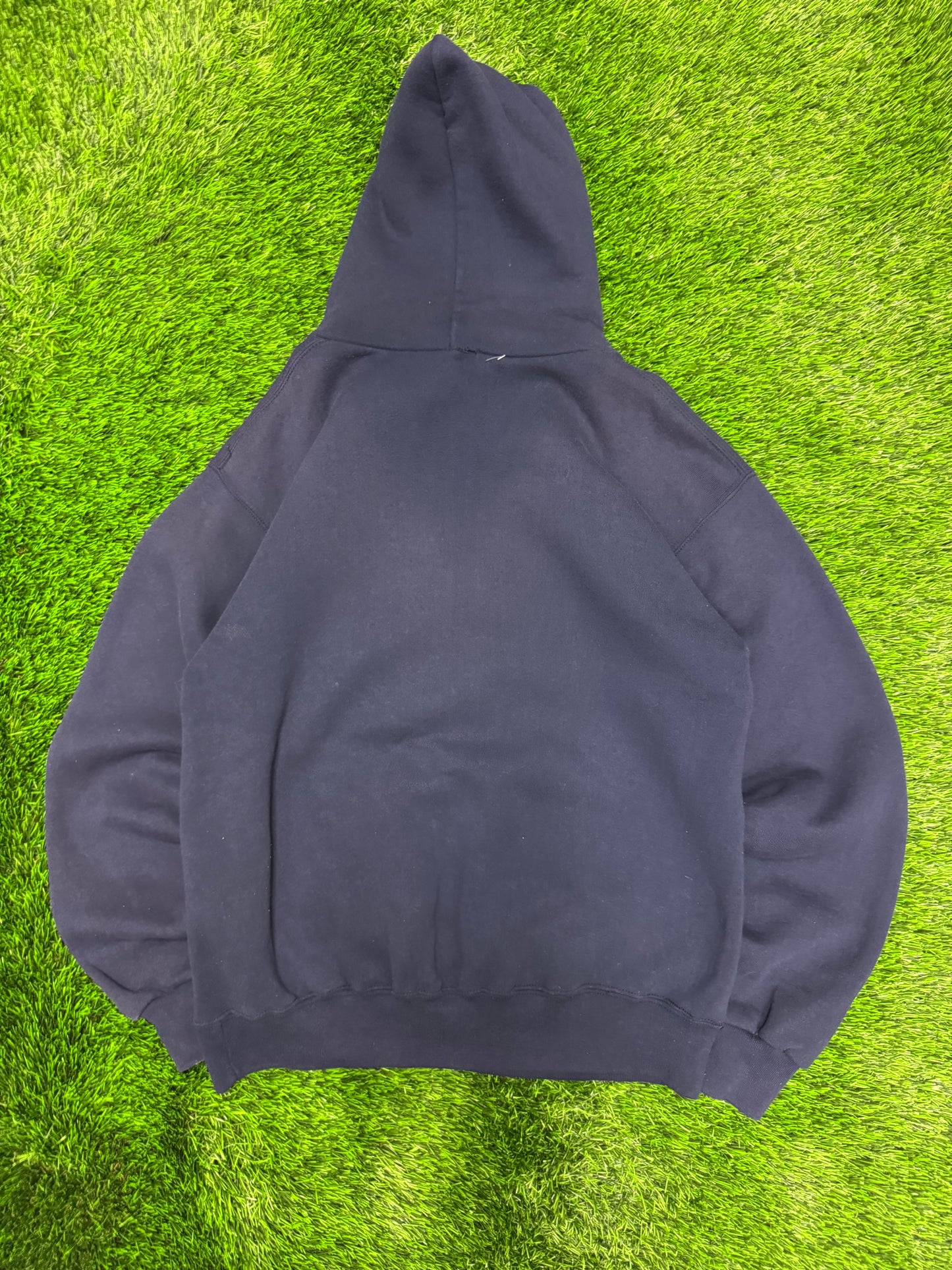 Vintage NC State University (NCSU) Wolfpack Navy Mascot Hoodie (L)