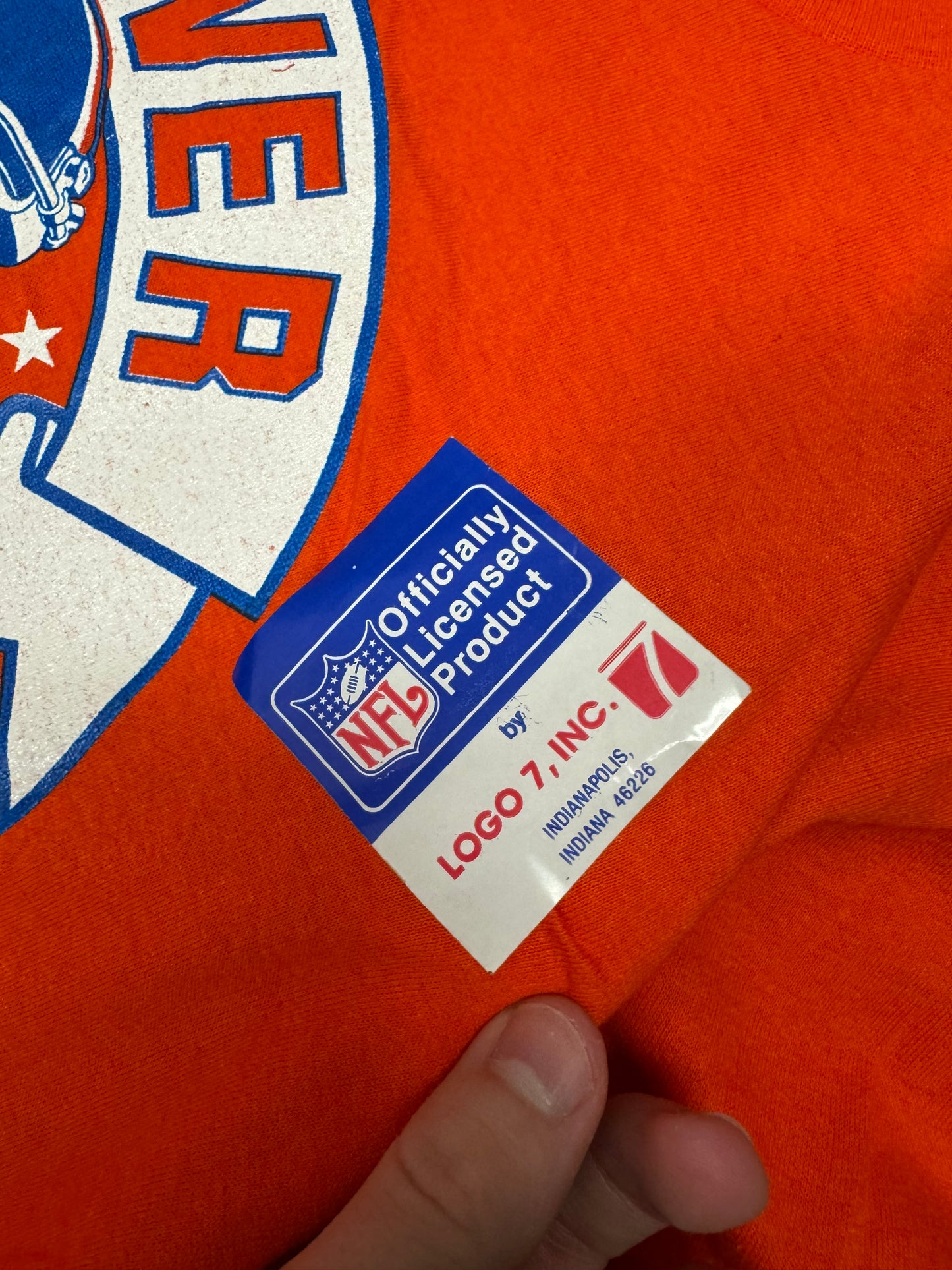 1987 Denver Broncos Rose Bowl Pasadena Tee (L)