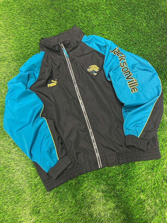 90s Jacksonville Jaguars Vintage Puma Windbreaker (XXL)
