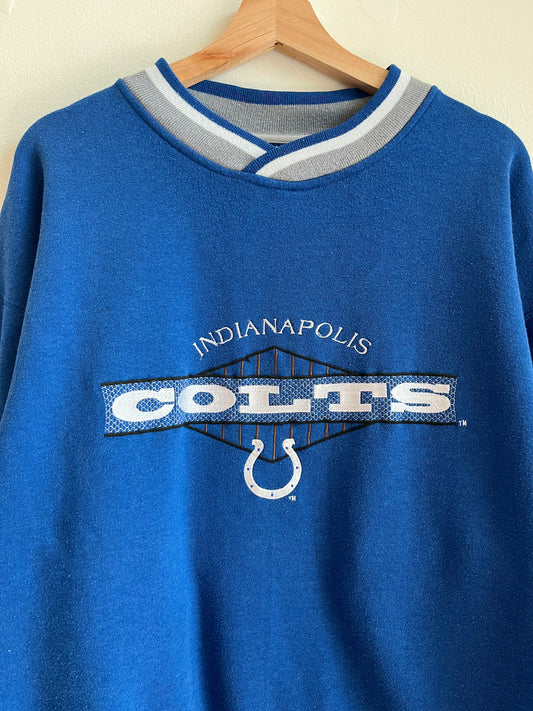90s Indianapolis Colts NFL Starter Embroidered Crewneck (XL)