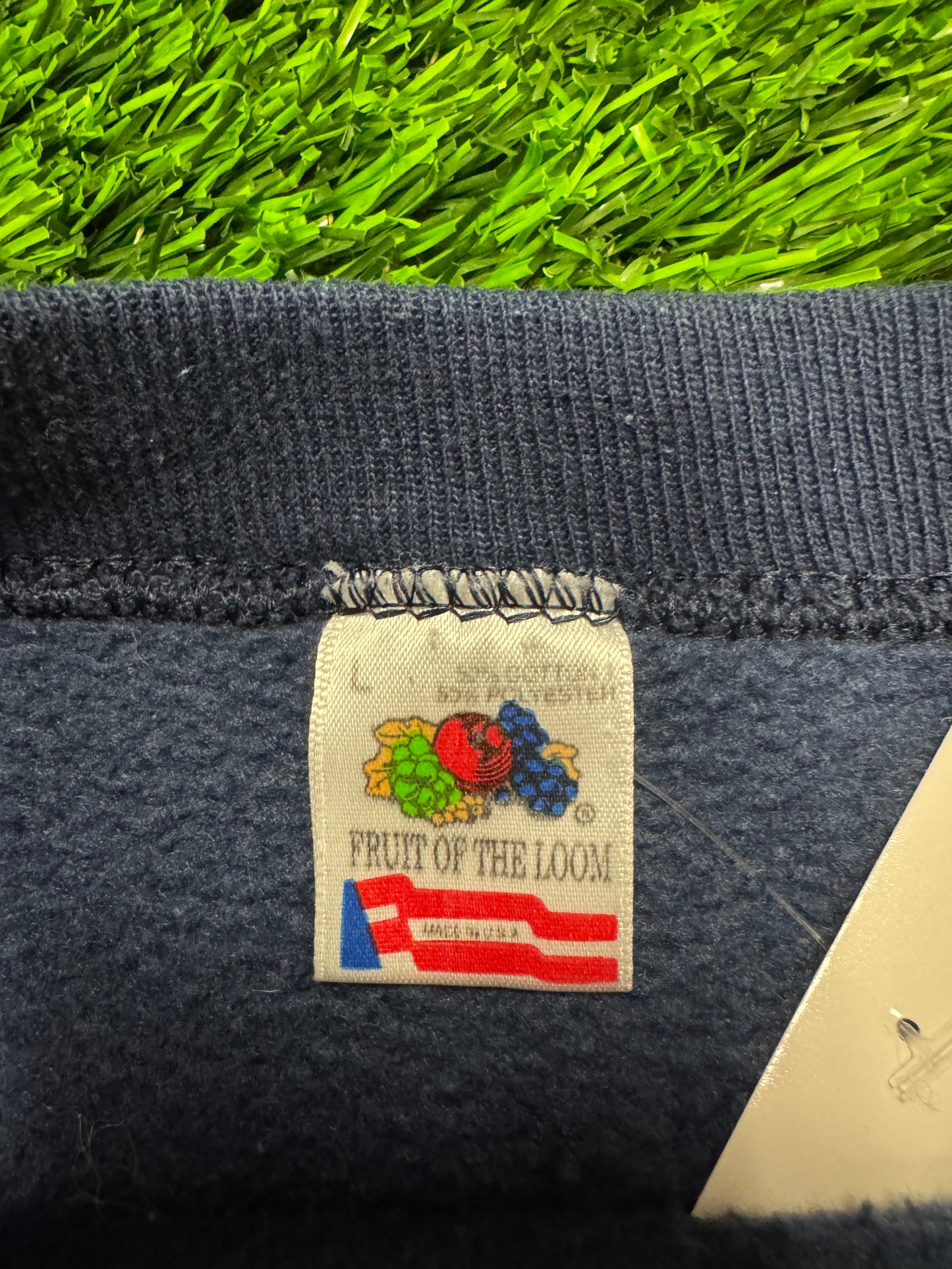 80s Notre Dame University Clover Navy Crewneck (L)