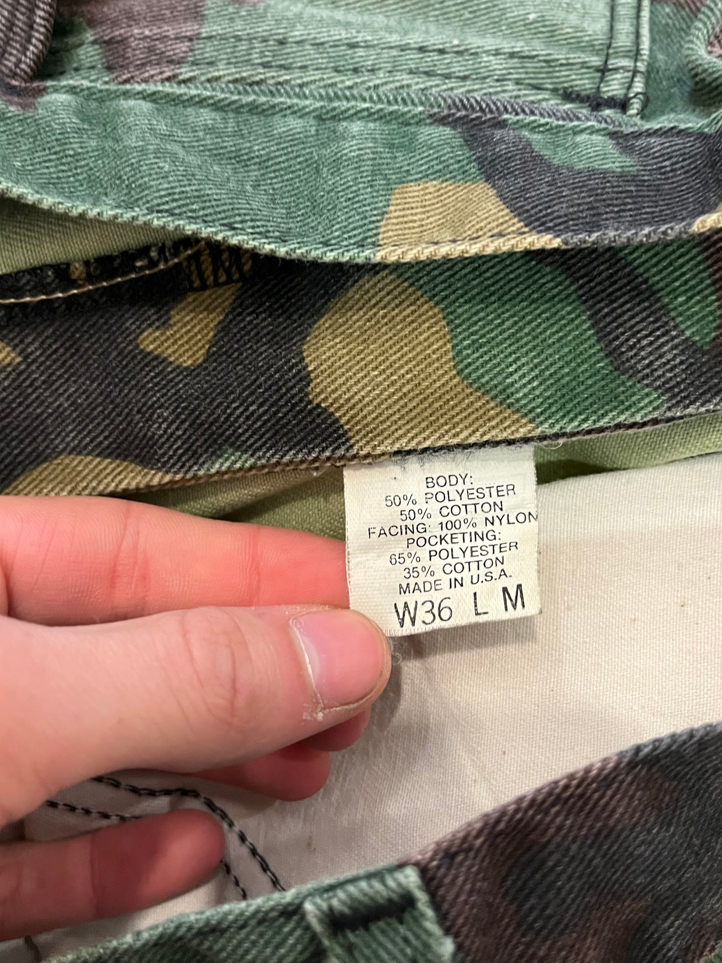 90s Pointer Brand Camo Pants (34 x 32)