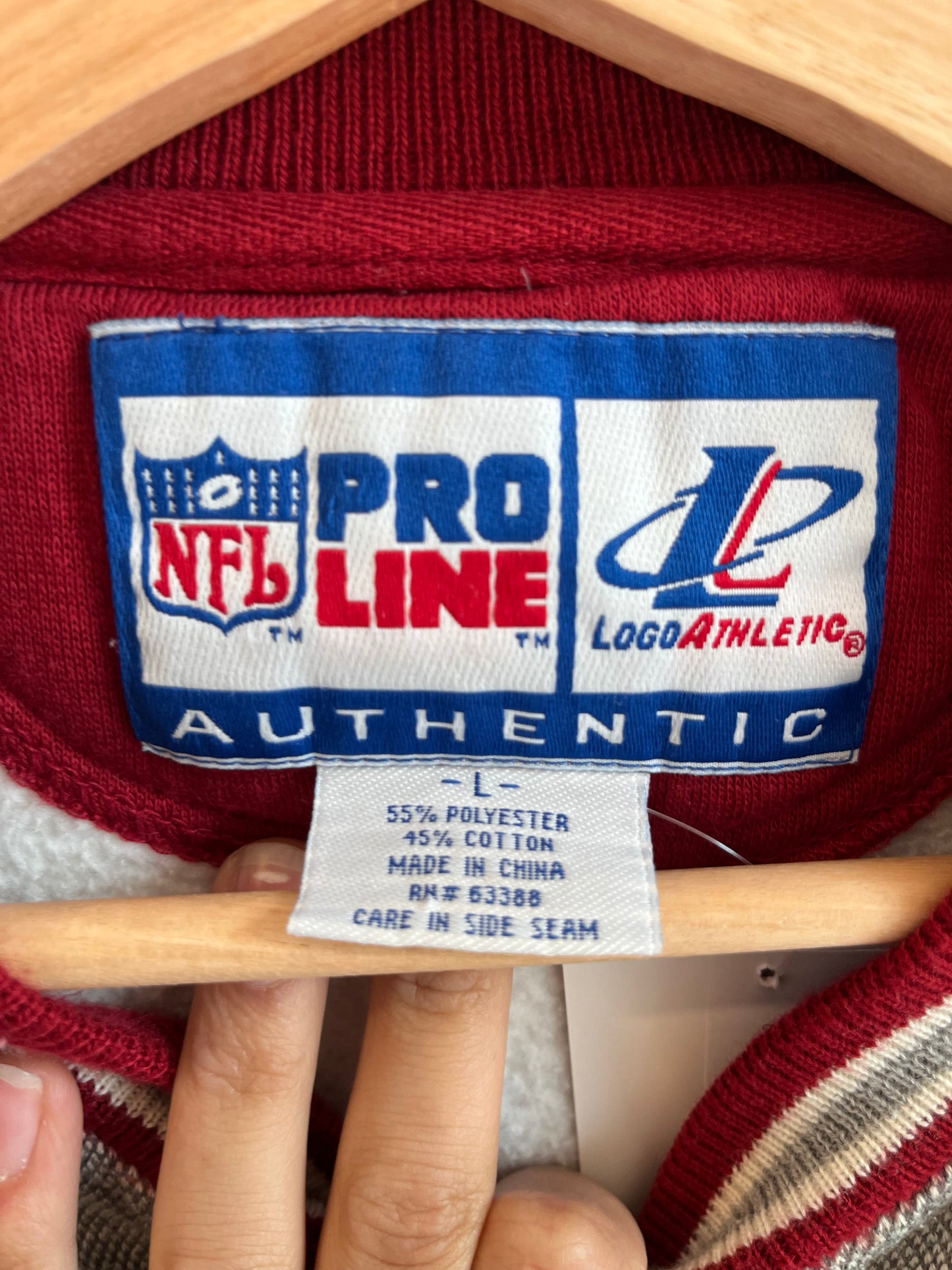 90s San Francisco 49ers Logo Athletic Pro Line Crewneck (L)