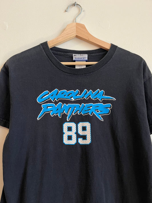 00s Carolina Panthers Steve Smith Number 89 Reebok Jersey Tee (Youth L)