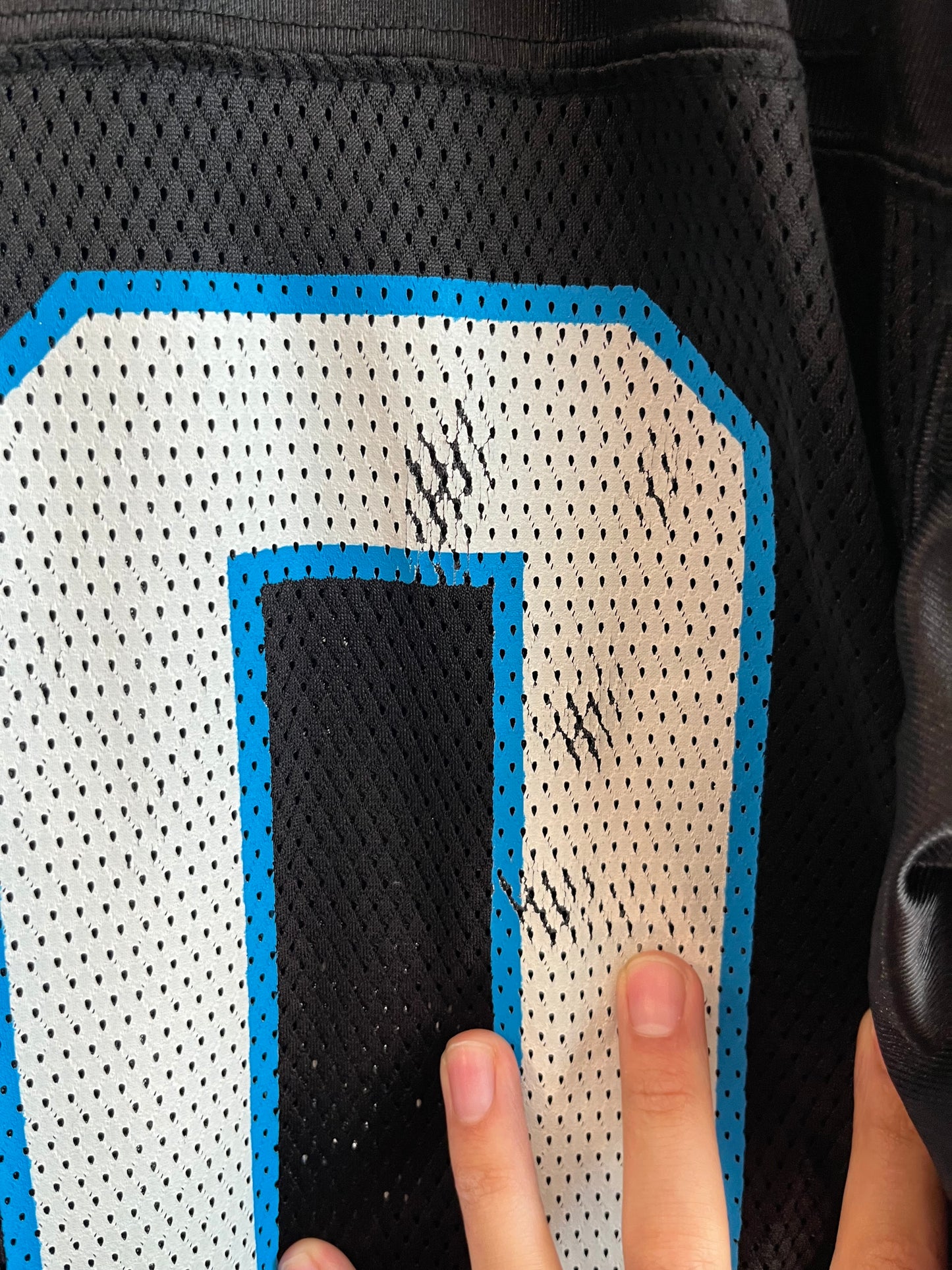 00s Carolina Panthers Julius Peppers Reebok Jersey (L)
