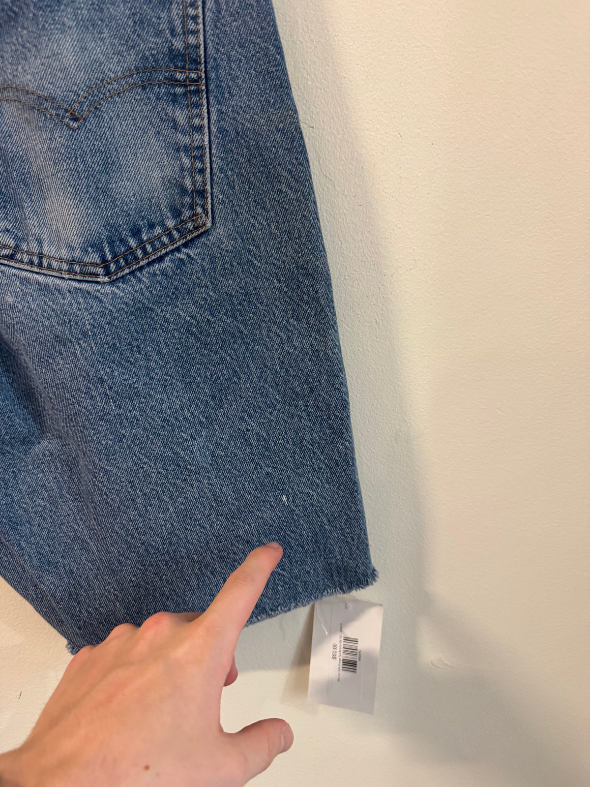 90s Levi’s 505 Orange Tab Shorts (36)