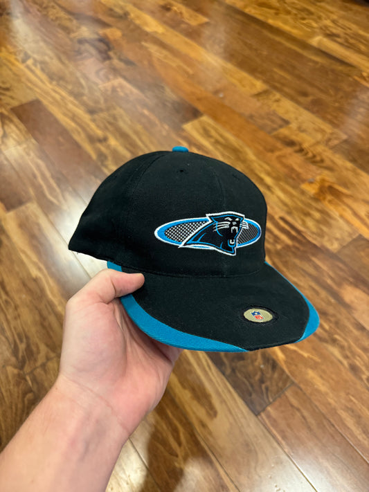 00s Carolina Panthers Sports Specialties Striped Hat (OS)