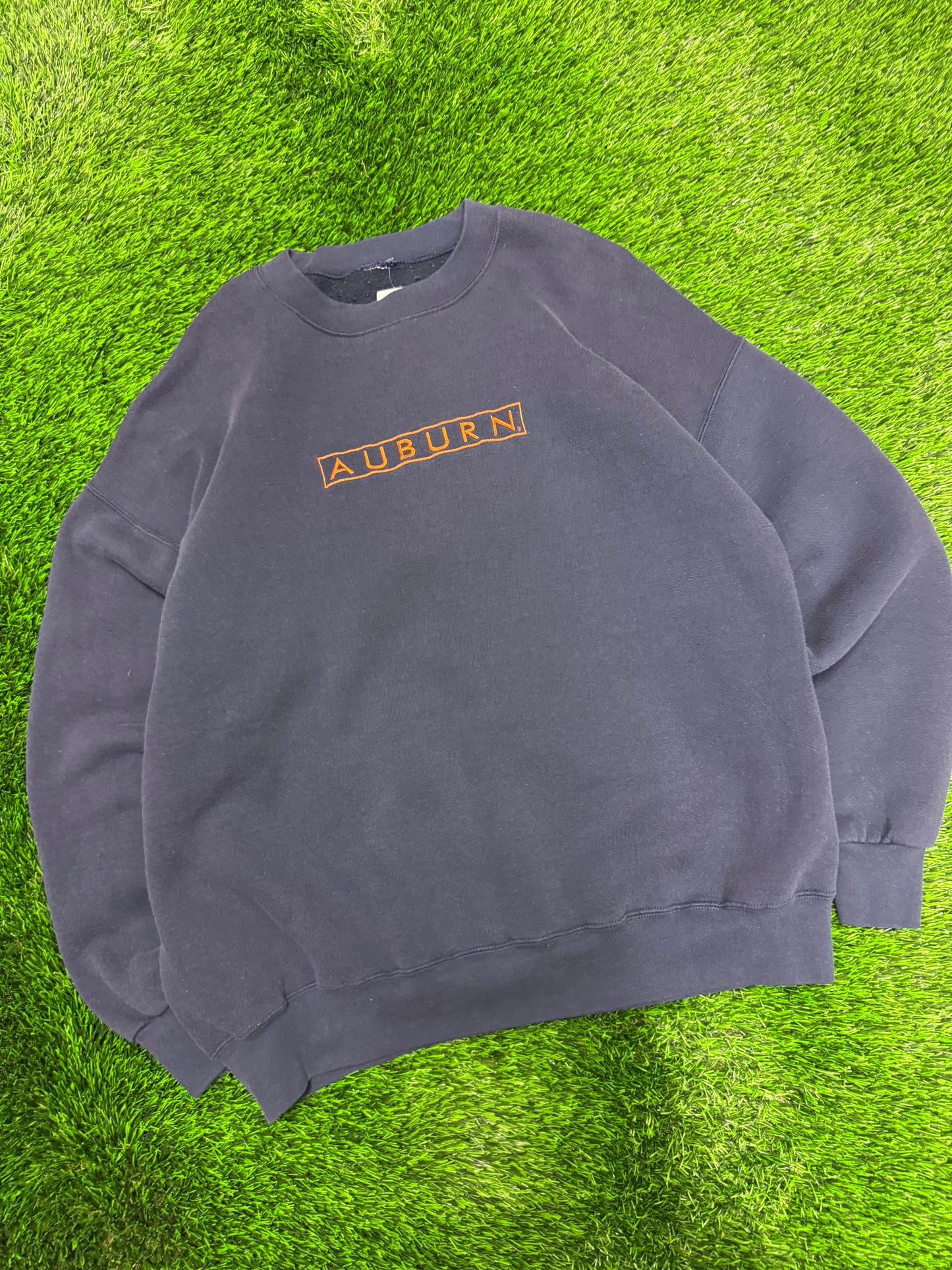 00s Auburn University Spell Out Vintage Embroidered Crewneck (XL)