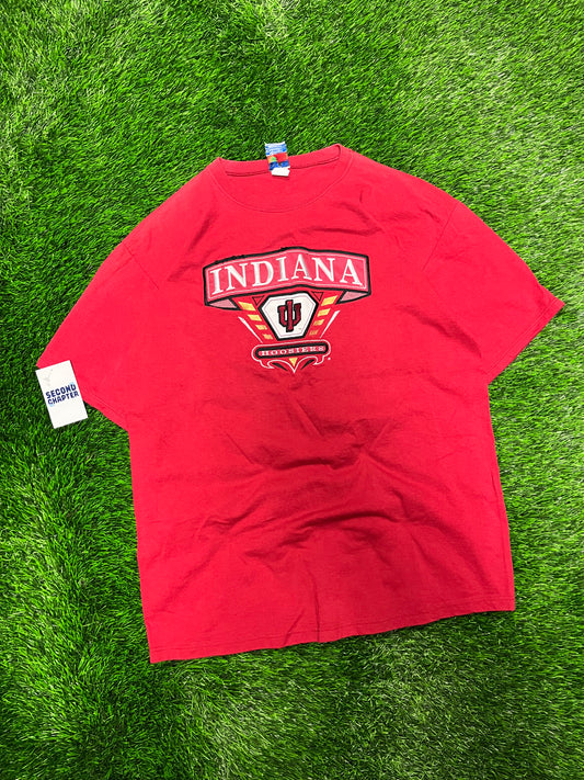 90s University of Indiana Hoosiers Embroidered Tee (L)