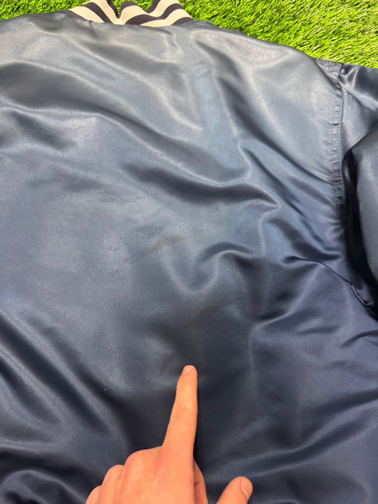 90s New York Yankees Starter Satin Jacket (L)