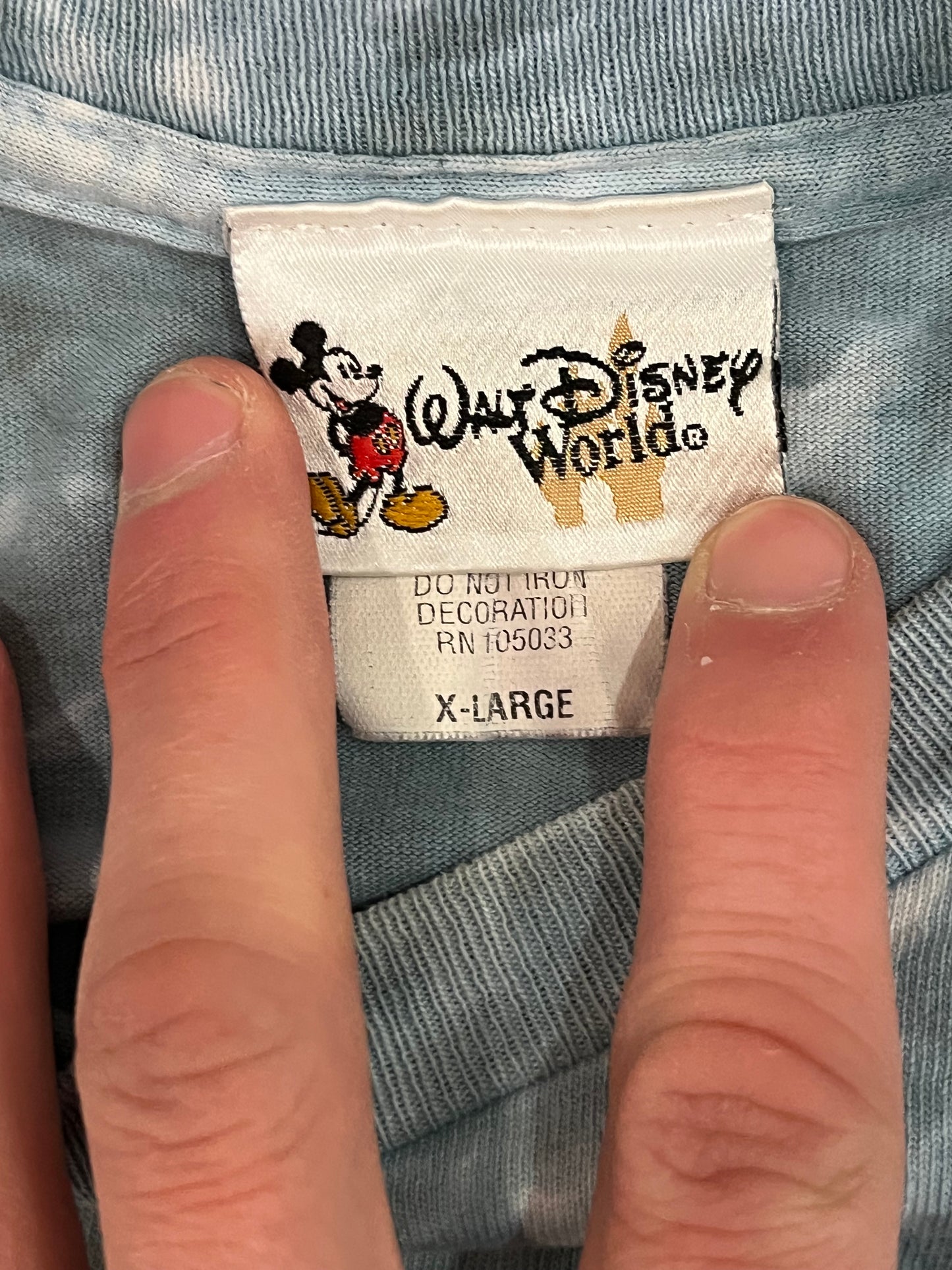 90s Pirates of the Caribbean Tie Dye Vintage Disney Grail Movie Promo Tee (XL)