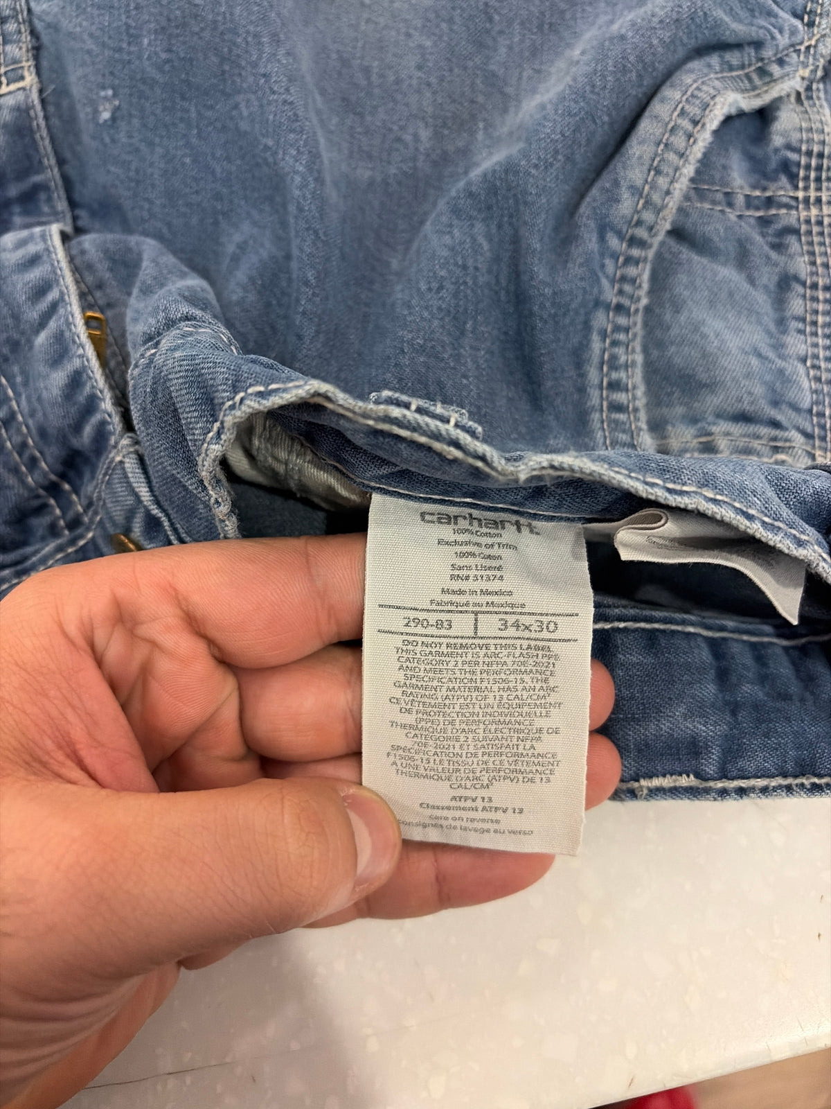 00s Carhartt FR Carpenter Shorts (32)