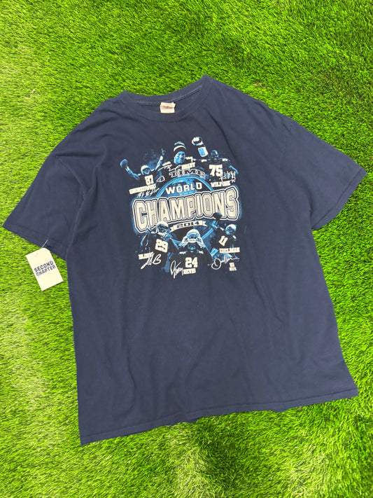 2014 New England Patriots 4 Time World Champions Tee (XXL)