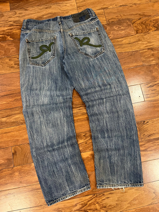 00s Rocawear Embroidered Jeans (36)
